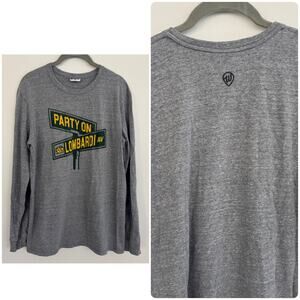 Where I'm From 'Party on Lombardi Av' Long Sleeve Tee in Gray